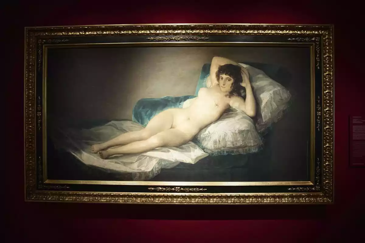 Cuadro de la maja desnuda de Francisco de Goya