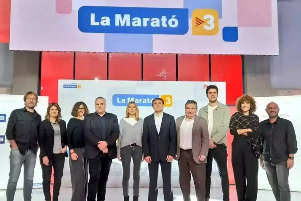 Imagen de los presentadores de 'La Marató de TV3' del año 2022